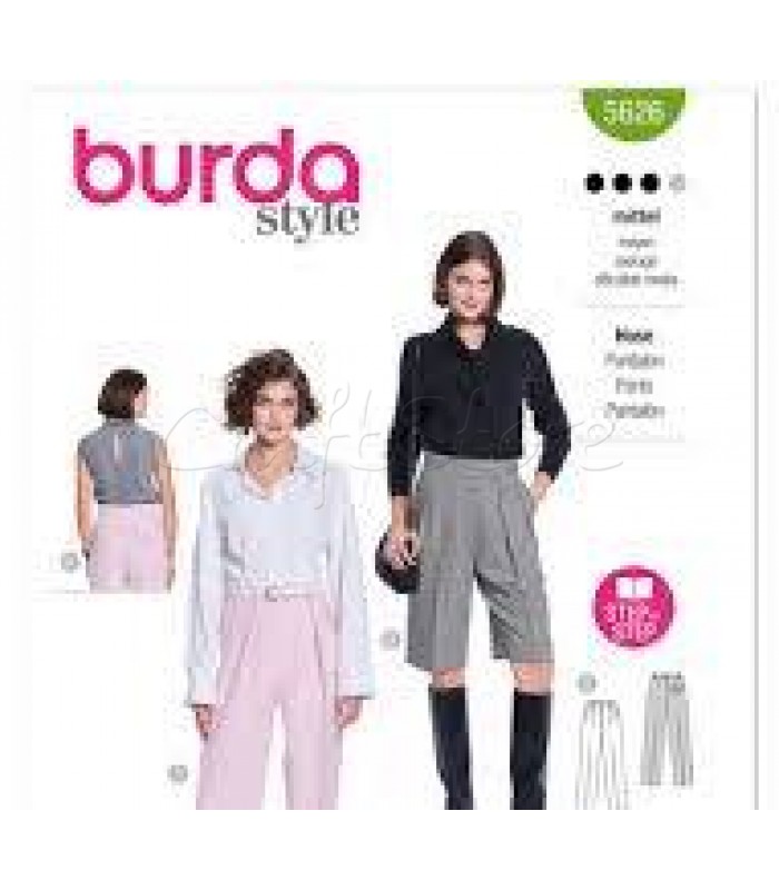 Burda πατρόν  παντελόνι 5626